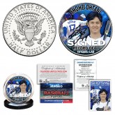 SHOHEI OHTANI Signed Record Deal Dual Image 1st Ever L.A. DODGERS Officially Licensed 2023 JFK Half Dollar U.S. Coin with Bonus Card Certificate