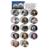 PERSON OF THE YEAR - Colorized JFK Half Dollar U.S. 14-Coin Set