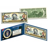 ABRAHAM LINCOLN * 16th U.S. President * Colorized Presidential $2 Bill U.S. Genuine Legal Tender