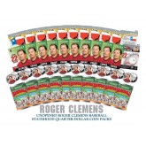 Lot of 10 ROGER CLEMENS Colorized Texas Quarter Unopened Coin Packs - Officially Licensed