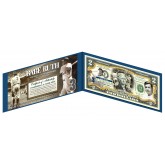 BABE RUTH - New York Yankees - Legal Tender U.S. $2 Bill - Officially Licensed