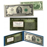 2013 $2 New York B* BEP Uncirculated Currency Rare Star Note with Display and Certificate