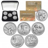 2022 American Women Quarters US Mint 5-Coin Full Set in Capsules with Display BOX (D-Mint)