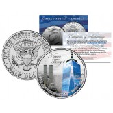 WORLD TRADE CENTER - 14th Anniversary - 9/11 JFK Half Dollar US Coin ONE 1 WTC