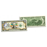 YELLOWSTONE NATIONAL PARK Colorized $2 Bill - Genuine Legal Tender