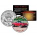 1967 CHEVROLET CORVETTE L88 - Most Expensive Muscle Cars Ever Sold at Auction - Colorized JFK Half Dollar U.S. Coin