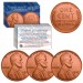 1943 Genuine Steel WWII Lincoln Wheat Penny US Coin - Genuine ROSE GOLD Plated - Lot of 3