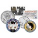 APOLLO 12 XII SPACE MISSION Colorized 2-Coin Set U.S. Florida Quarter & JFK Half Dollar - NASA ASTRONAUTS