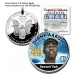 HANK AARON 2006 American Silver Eagle Dollar 1 oz U.S. Colorized Coin Baseball - Officially Licensed