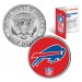 BUFFALO BILLS NFL JFK Kennedy Half Dollar US Colorized Coin - Officially Licensed