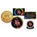 Chinese Zodiac PolyChrome Genuine Legal Tender JFK Kennedy Half Dollar 24K Gold Plated U.S. Coin - OX