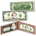 THE ORIGINAL SANTA BUCKS Santa Claus Christmas Keepsake Stocking Stuffer $2 Bill U.S. Legal Tender Currency in Red XMAS Display