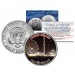 CONEY ISLAND - NIGHTTIME - Colorized JFK Kennedy Half Dollar U.S. Coin - BROOKLYN NY