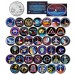 SPACE SHUTTLE DISCOVERY MISSIONS - Colorized Florida Quarters US 39-Coin Set - NASA