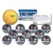 DALLAS COWBOYS - Texas Stadium Farewell - State Quarters 11-Coin Set 24K Gold Plated - Officially Licensed