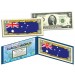 AUSTRALIA - Official Flags of the World Genuine Legal Tender U.S. $2 Two-Dollar Bill Currency Bank Note
