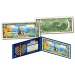 HAPPY HANUKKAH Festival of Lights Official Holiday Colorized Legal Tender U.S. $2 Bill  with Certificate and Folio 