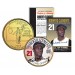 ROBERTO CLEMENTE - Hall of Fame - Legends Colorized Pennsylvania State Quarter 24K Gold Plated Coin
