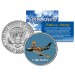 F-86 SABRE - Airplane Series - JFK Kennedy Half Dollar U.S. Colorized Coin