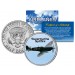 SUPERMARINE SPITFIRE - Airplane Series - JFK Kennedy Half Dollar U.S. Colorized Coin