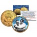 LOU GEHRIG & BABE RUTH Baseball Legends JFK Kennedy Half Dollar 24K Gold Plated US Coin