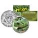 AUSTRALIAN GREEN TREE FROG Collectible Frogs JFK Kennedy Half Dollar US Coin