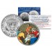 JESUS CHRIST - NATIVITY - JFK Kennedy Half Dollar U.S. Colorized Coin