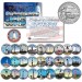 Historic American - LIGHTHOUSES - Colorized US Washington Crossing the Delaware Quarters 28-Coin Complete Set