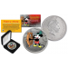 2017 New Zealand Mint Niue 1 oz Pure Silver Colorized Mickey Steamboat Willie BU Coin