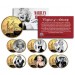 MARILYN MONROE MOVIES Colorized California Quarters 6-Coin Complete Set 24K Gold Plated - All About Eve - Officially Licensed