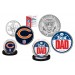 Best Dad - CHICAGO BEARS 2-Coin Set U.S. Quarter & JFK Half Dollar - NFL Officially Licensed