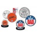 Best Dad - CINCINNATI BENGALS 2-Coin Set U.S. Quarter & JFK Half Dollar - NFL Officially Licensed
