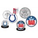 Best Dad - INDIANAPOLIS COLTS 2-Coin Set U.S. Quarter & JFK Half Dollar - NFL Officially Licensed