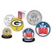 Best Dad - GREEN BAY PACKERS 2-Coin Set U.S. Quarter & JFK Half Dollar - NFL Officially Licensed