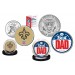 Best Dad - NEW ORLEANS SAINTS 2-Coin Set U.S. Quarter & JFK Half Dollar - NFL Officially Licensed