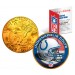INDIANAPOLIS COLTS NFL 24K Gold Plated IKE Dollar US Colorized Coin - Officially Licensed