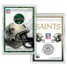 NEW ORLEANS SAINTS Field NFL Colorized JFK Kennedy Half Dollar U.S. Coin w/4x6 Display