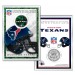 HOUSTON TEXANS Field NFL Colorized JFK Kennedy Half Dollar U.S. Coin w/4x6 Display