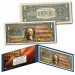 United States of America Flag - Old Design - Legal Tender $1 Bill FULLY COLORIZED