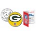 GREEN BAY PACKERS NFL Wisconsin US Statehood Quarter Colorized Coin  - Officially Licensed