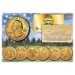 2020 2021 America The Beautiful 24K GOLD PLATED Quarters U.S. Parks 6-Coin Set with Capsules