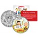 Peanuts VALENTINE'S " Charlie Brown & Lucy " JFK Half Dollar US Coin - Officially Licensed