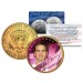 Breast Cancer Awareness PEYTON MANNING NFL JFK Kennedy Half Dollar US 24K Gold Plated US Coin