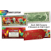 2017 Chinese New Year * YEAR OF THE ROOSTER * POLYCROMATIC 8 COLORIZED ROOSTER’S Genuine Legal Tender U.S. $2 BILL - $2 Lucky Money with Red Envelope