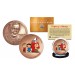 Colorized CHARLES M SCHULZ - Commemorative Congressional US Medal - PEANUTS Bronze US Coin - Snoopy Linus Lucy Charlie Brown