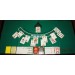 Lot of 2 Blackjack Card Counting Decks with Blackjack Game Green Felt Table Top Layout