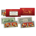 2017 YEAR OF THE ROOSTER $1 & $2 Chinese New Year Lucky Money Set - DUAL 8’s GOLD MATCHING ROOSTER’s Packaged in EXCLUSIVE Premium RED LUNAR ENVELOPE – Limited Edition of 8,888 Sets Worldwide SOLD OUT