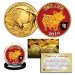 2019 Chinese New Year * YEAR OF THE PIG * 24 Karat Gold Plated $50 American Gold Buffalo Indian Tribute Coin